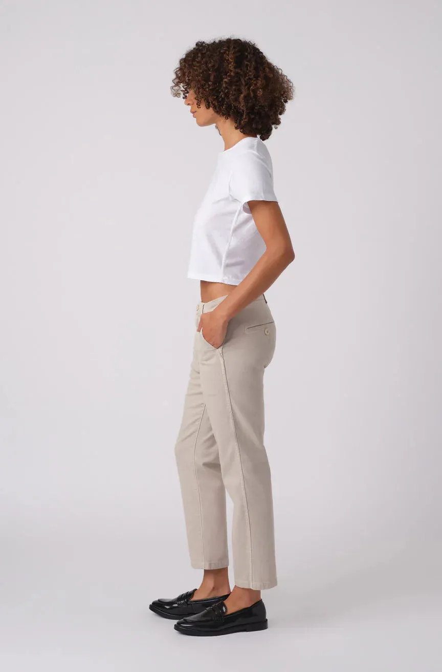 AMO Denim Easy Trouser - Bone