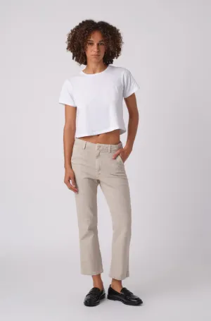 AMO Denim Easy Trouser - Bone