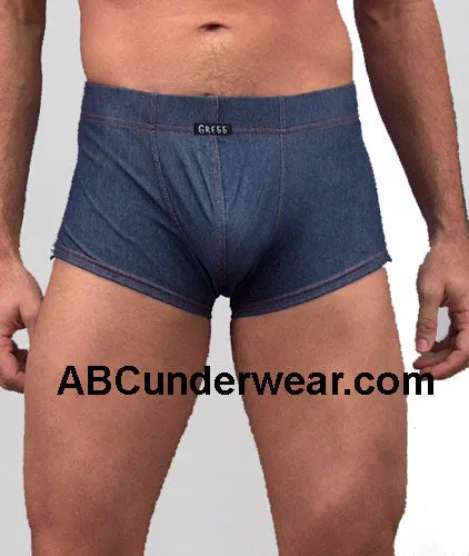 Denim Look Biker Short