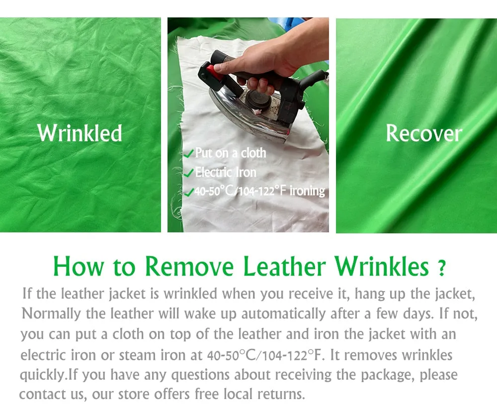 Fox Fur Sleeve Leather Biker Jacket