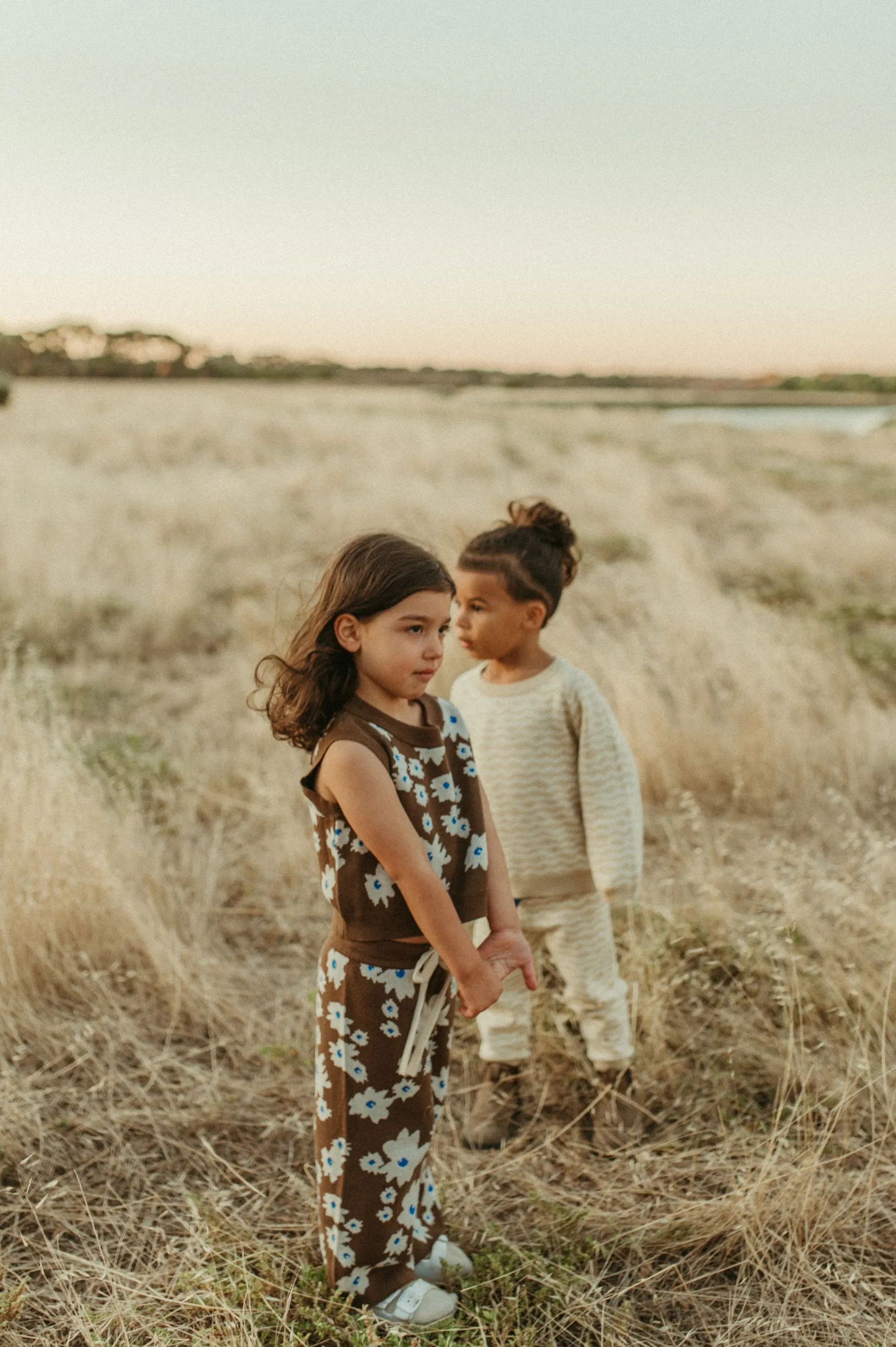 Grown Organic Knit Flares - Petal