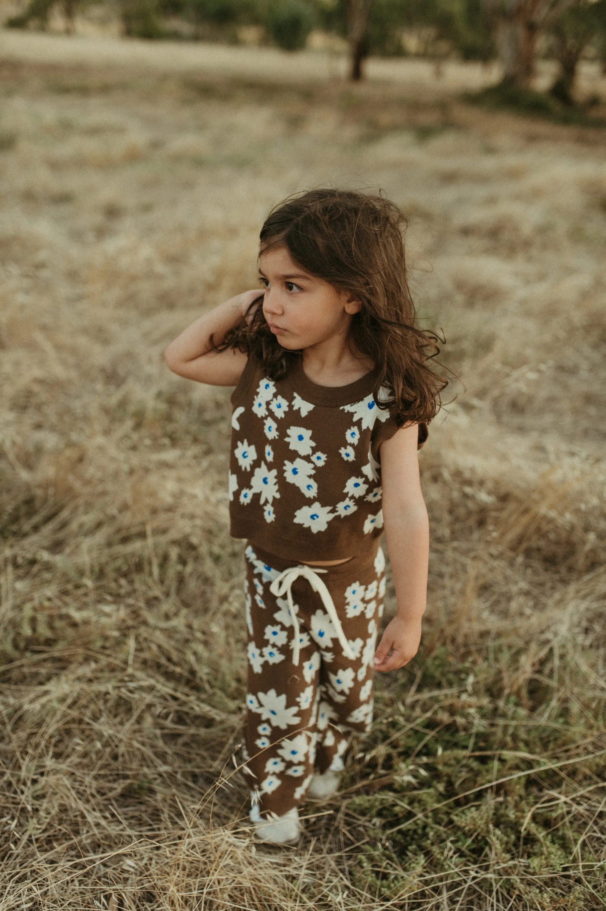 Grown Organic Knit Flares - Petal
