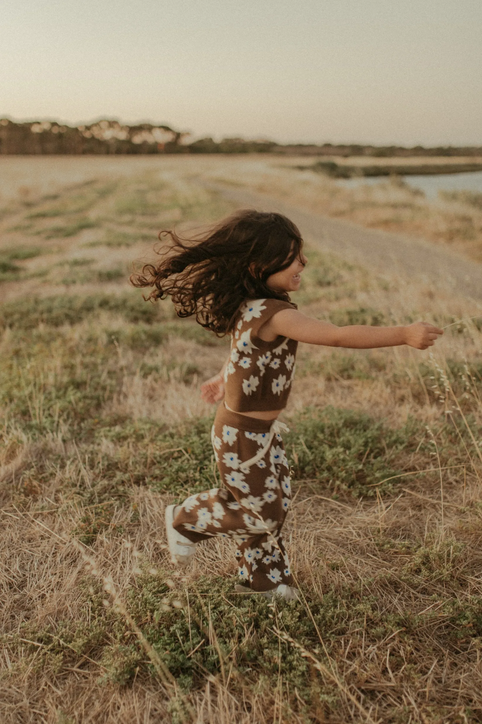 Grown Organic Knit Flares - Petal