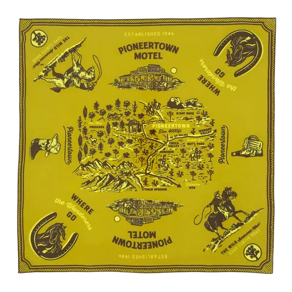 "PIONEERTOWN MOTEL" ✷ Bandits Bandanas