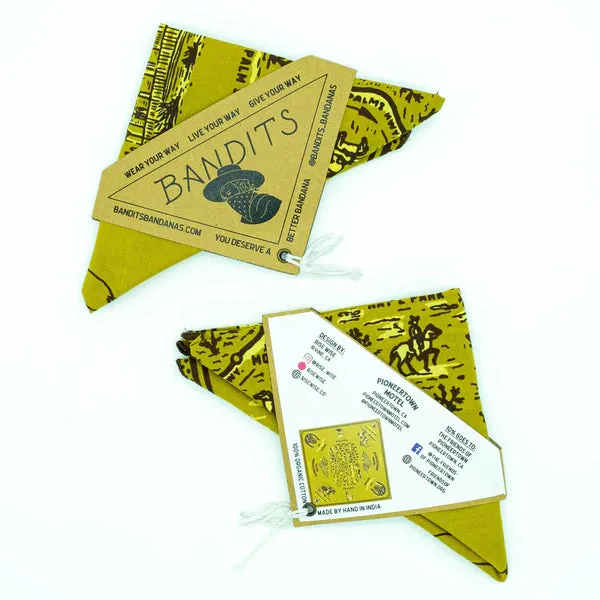 "PIONEERTOWN MOTEL" ✷ Bandits Bandanas