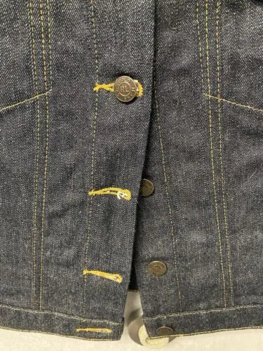 RALPH LAUREN  Denim Vest Size Large Wash Denim