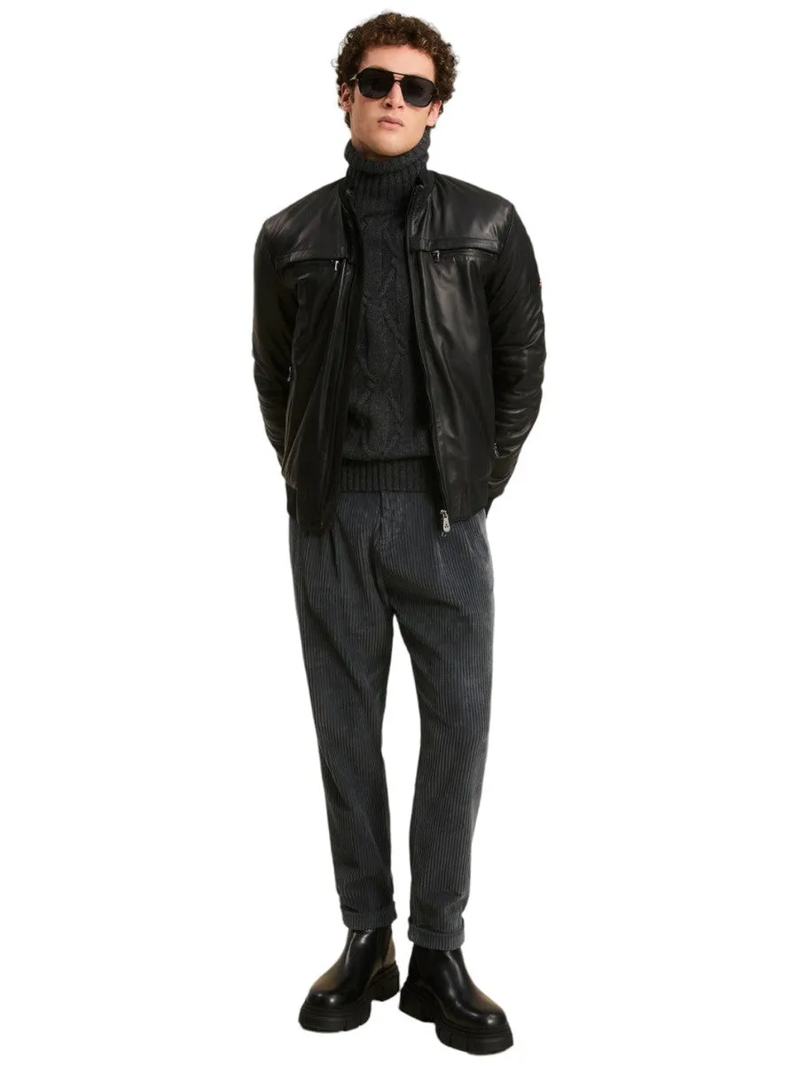 SANDS LEATHER WS 04 BIKER IN PELLE NAPPATA