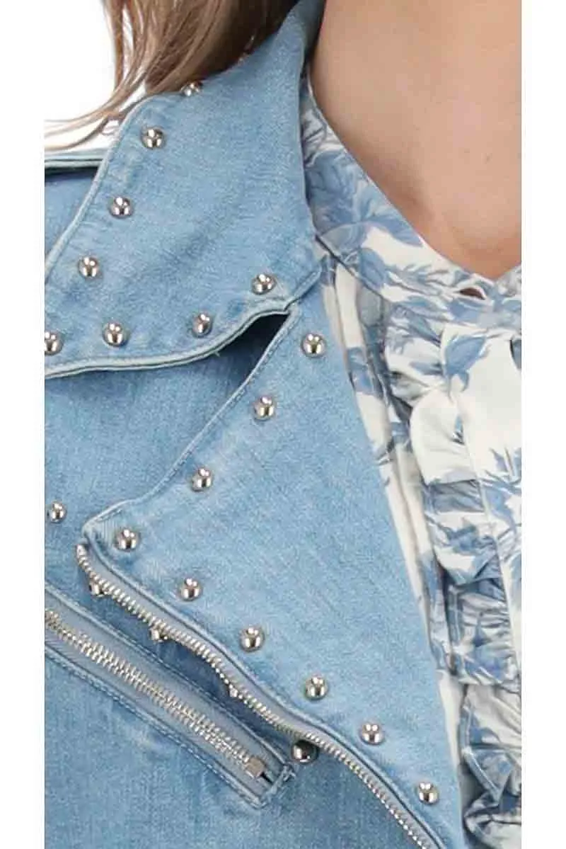 Steele Denim Jacket Light Blue Wash