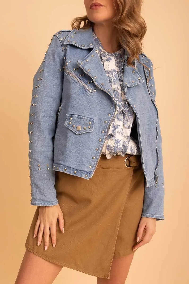 Steele Denim Jacket Light Blue Wash